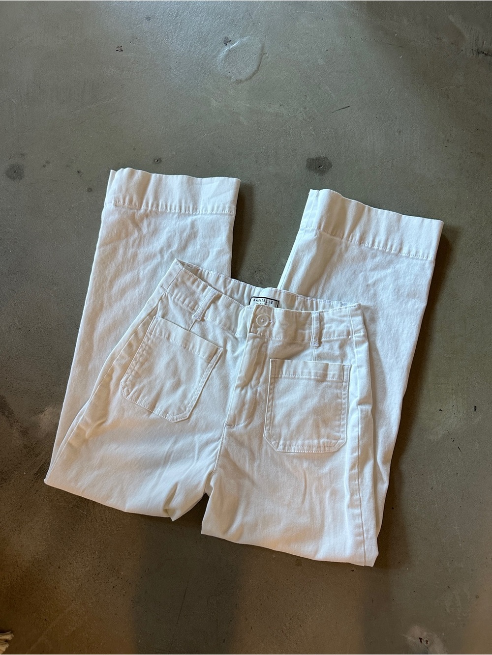 White bagatelle pants